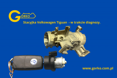 Stacyjka Volkswagen Tiguan 2009 przed naprawą