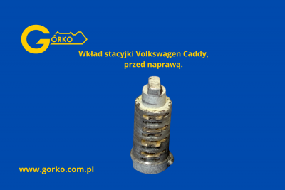 wkład Stacyjki Volkswagen Caddy III przed naprawą