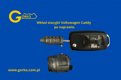 Wkład stacyjki Volkswagen Caddy III po naprawie